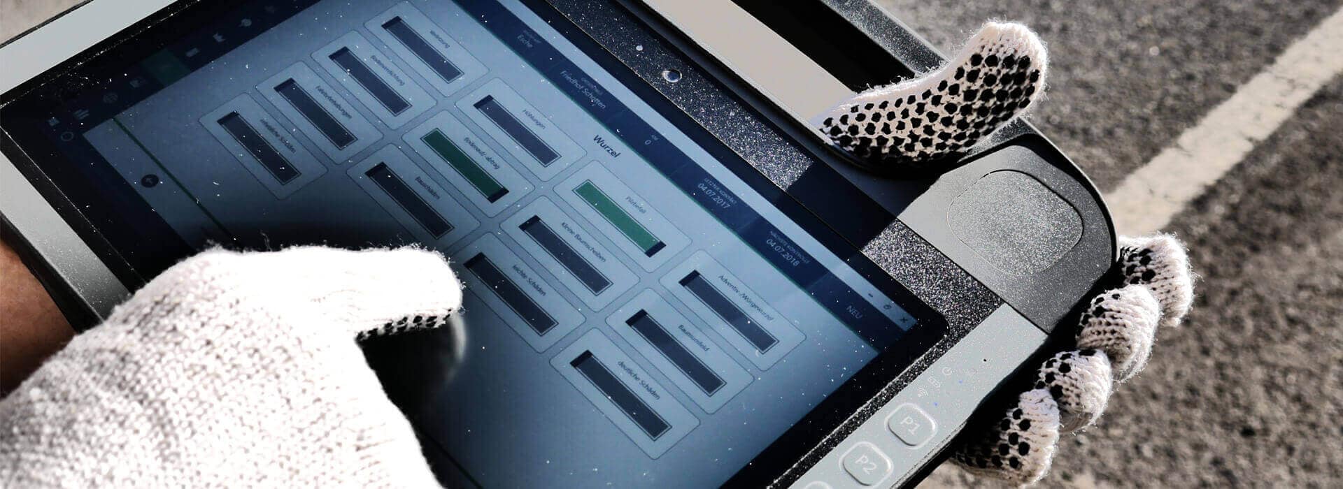 Mobile Datenerfassung mit dem Kataster-Modul