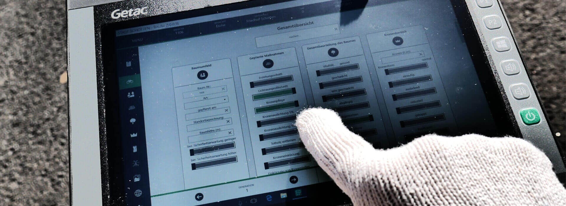 Mobile Datenerfassung mit dem DINOB-Tablet